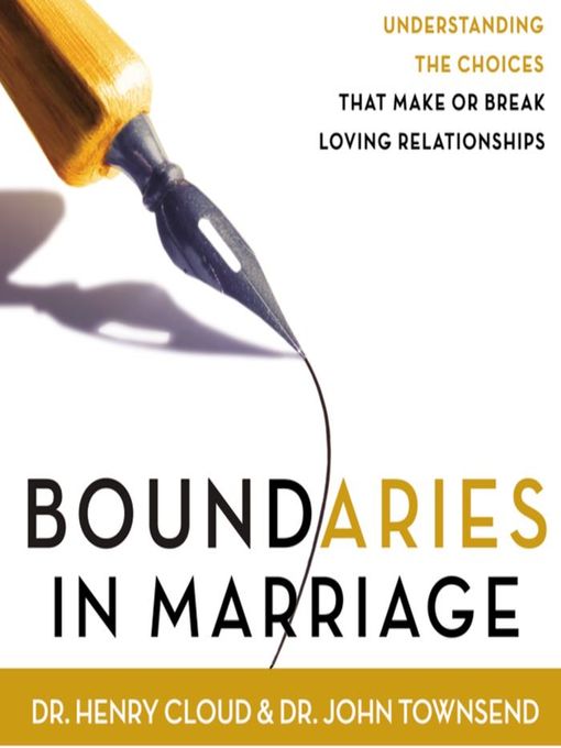 Title details for Boundaries in Marriage by Henry Cloud - Available